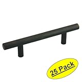 Cosmas 305-96ORB Oil Rubbed Bronze Cabinet Hardware Euro Style Bar Handle Pull, 3-3/4