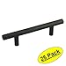 Cosmas 305-96ORB Oil Rubbed Bronze Cabinet Hardware Euro Style Bar Handle Pull, 3-3/4