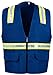 Safety Depot 8038A-RB ROYAL BLUE SAFETY VEST