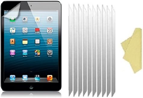 teKKno® [PACK OF 10] Apple iPad Mini / iPad Mini 2 Retina Display LCD Screen Protectors Guards And Cleaning Cloths (Clear))