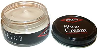 Made in USA Kelly's Shoe Cream Leather Polish many colors available. (BEIGE)