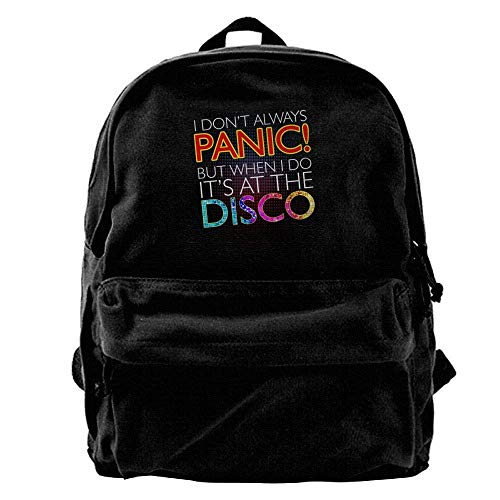 Backpack Shoulder Classic I Don t Always Panic But When I Do It s At 