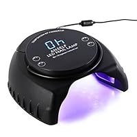 Anself 60W LED UV Nail Dryer Curing Lamp Machine With Lifting Handle, Powerful Nail Polish Gel Dryer Salon Tool, Touch Sensor LCD Screen