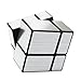 FC MXBB Mirror Cube 2x2 Magic Cube Speed Cube Sliver Black 57mm