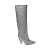 STEVEN-by-Steve-Madden-Womens-Jayne-Fabric-Pointed-Toe-Knee-Silver-Size-60