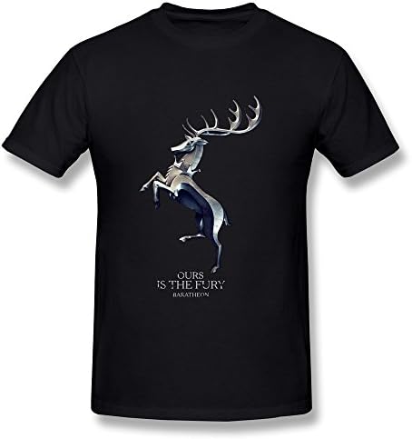 Game Of Thrones House Baratheon style Men's T-shirt XL,Black