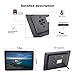 CofunKool Digital Photo Frame 8 inches, HD Digital Picture Frame with 1920x1080 IPS Screen, Support 1080P Video, Music Player, Auto On/Off Timer, Calendar, Alarm, with Remote Control