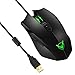 Gaming Mouse Wired, Pictek Gaming Mice (3200DPI 4 Adjustable Levels, 6 Buttons) Ergonomic USB Wired Mouse Gamer Optical Desktop Laptop Computer PC Gaming Mouse with Auto Breathing Lights, Black