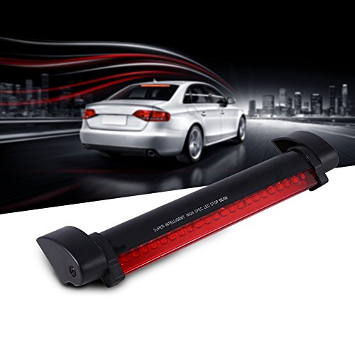 Car Anti-collision Fog Light, 12V Auto Anti-fog Parking Stop Braking Signal Indicators, Motorcycle LED Warning Light, 1 x Red 24 LED Vehicle Car Auto Stop Tail Warning Light (Strong red line) - Thumbnail 4