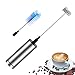 Electric Milk Frother,Ucio Handheld Electric Foam Maker For Coffee, Latte, Cappuccino, Hot Chocolate with Stainless Steel Whisk,Automatic Battery Operated Mini Drink Mixer Blender