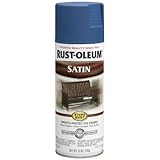 Rust Oleum 248633 12 Ounce Spray Paint Satin Indigo Shopping