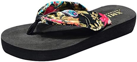 iLPM5 Ladies Fashion Print Stripe Leopard Slippers Summer Anti-Slip Casual Beach Home Flip Flops Incredible Shoes for Women