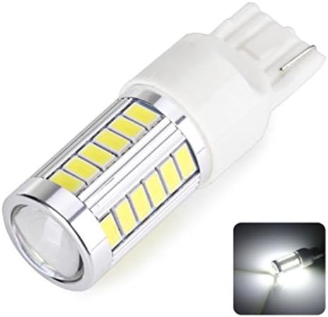 2pcs 25w CanBus Error Free Super Bright 7440 Projector Aluminum Heat sink 33-SMD LED Light Bulbs Single Stage Car Turn Signal Brake Tail Parking Daytime Running Side Light Bulb 7440 T20 L164