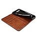 FLY HAWK iPhone 6/6S Leather Wallet Phone Case iPhone Case with Card Holder Kickstand Protective Flip Cover Khaki Cover