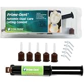 Prime Dental 100-101 Resin Luting Cement Dual Cure Automix Syringe Kit A2 10 Gm
