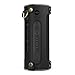 MoKo Carrying Case for JBL Flip 3 , Portable Speaker Cover PU Leather Protective Bag Sleeve Skins, with Holding Strap & Carabiner, Black