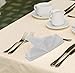 Lukeville Luxury Linen Cloth Napkins Set of 12 Cotton Dinner Napkins 12 X 12 inches Cloth Napkin 100% Cotton Comfortable Dinner Napkins - White Solid Napkins