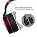 COWIN E8 [Upgraded] Active Noise Cancelling Headphones Bluetooth Headphones with Microphone Deep Bass Wireless Headphones Over Ear, Great Audio for Travel/Work/TV/Computer/Cellphone, Rose