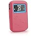 iGadgitz U3903 Silicone Gel Skin Cover Case Compatible with Sandisk Sansa Clip Jam MP3 SDMX26-008G (2015) - Pink