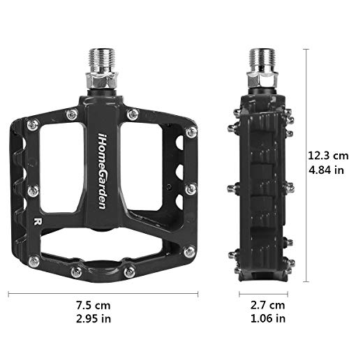 Mountain Bike Pedals Aluminum Alloy Cycling Sealed Bearing Flat