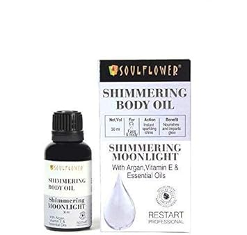 Soulflower Moonlight Shimmering Dry Oil With Argan, 30 ml