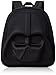 Loungefly Darth Vader 3D Molded Nylon Back pack, Black, One Size
