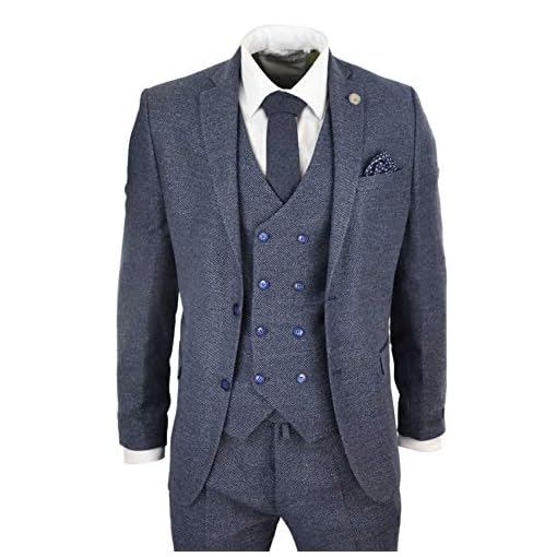 Double Breasted Waistcoat Tweed 1920s 