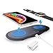 ZealSound 10W/7.5W/5W Charging Pad w/ Fast USB 3.0 Adapter for iwatch Series 4/3/2/1 & iPhone XS Max/XS/XR/X/8/8 Plus Samsung Qi-Enabled Phones