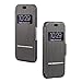 Moshi SenseCover Portfolio Case for iPhone 8/7, Charcoal Black