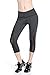 EAST HONG Women's Capri Tights Yoga Pants Exercise Workout Pants Mesh Panel