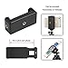 KEKH Phone Tripod,Portable and Adjustable Tripod Stand Holder with Bluetooth Remote for iPhone, Android Phone,Camera with Universal Clip and Remote (Black)