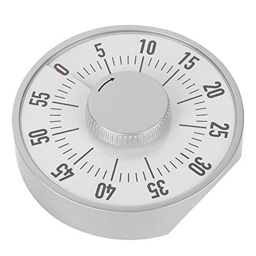 Visual Countdown Timer Mechanical Clock for Kids and Adults Cooking baking Classroom examine Homework Meeting No Loud Ticking and No Need Battery
