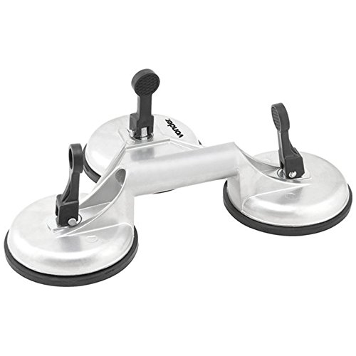 Ventosa tripla alumínio VONDER