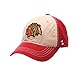 NHL Zephyr Chicago Blackhawks Mens Sigma Relaxed Hat, Adjustable, Red/Stone