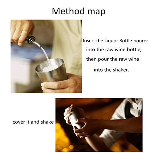 Cocktail Shaker - 17oz Parisian Cocktail Shaker, Stainless Steel Cocktail Shaker, Essential Bartender Tool - CTSK012 (Gold) - Thumbnail 3