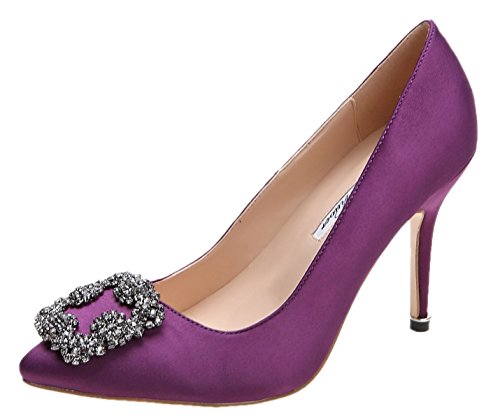 deep purple pumps