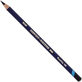 Derwent Inktense Permanent Watercolour Single Pencil, Charcoal Grey (2100), 4mm Premium Core Strength, Water-Soluble, Ideal for Drawing, Colouring &amp; Painting on Paper &amp; Fabric, Professional Quality