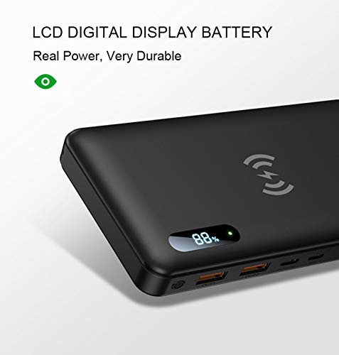 Powerbank 50000 Mah Draagbare Telefoonoplader Met Ultrahoge Capaciteit Met Pd 15 W Draadloos Opladen, Pd 65 W Snel… - Afbeelding 7