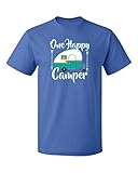 P&B One Happy Camper Men's T-shirt, S, Royal