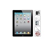 Apple iPad 4 16GB, 32GB, 64GB - Wifi, Black 4th Generation | Bundle Includes: Case, Tempered Glass, Stylus Pen, 1 Year Warranty (16, Black) (Refurbished)