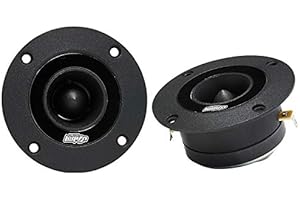 Audio Legion ALT28B | 4" 200 Watt High Compression Bullet Super Tweeters (Black, Pair)