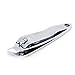 Footful Slanted Edge Stainless Steel Nail Clippers Fingernail Toenail Clippers---Silver