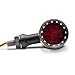 Senkauto Red CNC Motorcycle Bullet LED Turn Signal Light Blinker Indicator Front Rear Tail Light for Harley Honda Yamaha Suzuki Kawasaki
