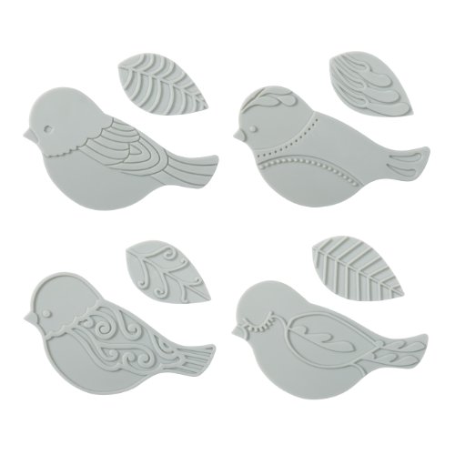 Fiskars 100930-1001 Bird Design Plate Expansion Pack, Medium, 4-Pack