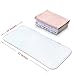 LNGLAT 5-Pack Baby Burp Cloth for Girls, 100% Organic Cotton, Triple Layer, Thick, Soft and Absorbent, Burping Rags for Newborns Baby Shower Set