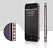 Change Luxury Crystal Rhinestone Diamond Bling Metal Case Cover Bumper for Iphone 5 5s (Rose Gold)