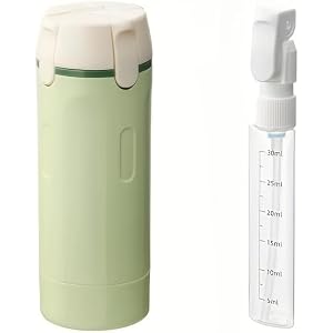 4 in 1 Leak Proof Travel Bottles Refillable Portable Toiletry Containers for Shampoo Lotion Body Wash（with no liquid） (Green)