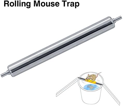 SeugSun Bucket and Rolling Mouse Trap - Humane Design - Effective & Safe(Bucket not Include)
