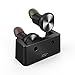 True Wireless Earbuds Bluetooth Headphones Mini Bluetooth Earpiece Stereo Sound 5 Hours Playtime with Charge for iPhone 8 iPhone X - V4ink TEANA