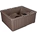 Essential Hot Tubs 14-Jet Newport Hot Tub-Millstone, Seats 3-4 Including Lounger, Plug & Play(120 Volts)
